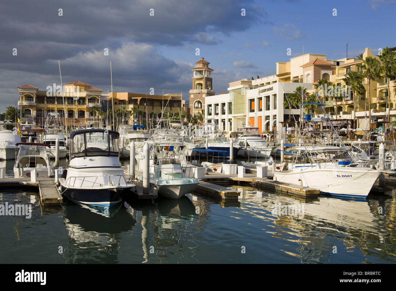 Boat Marina in Cabo San Lucas, Baja California Sur, Mexico Stock Photo ...