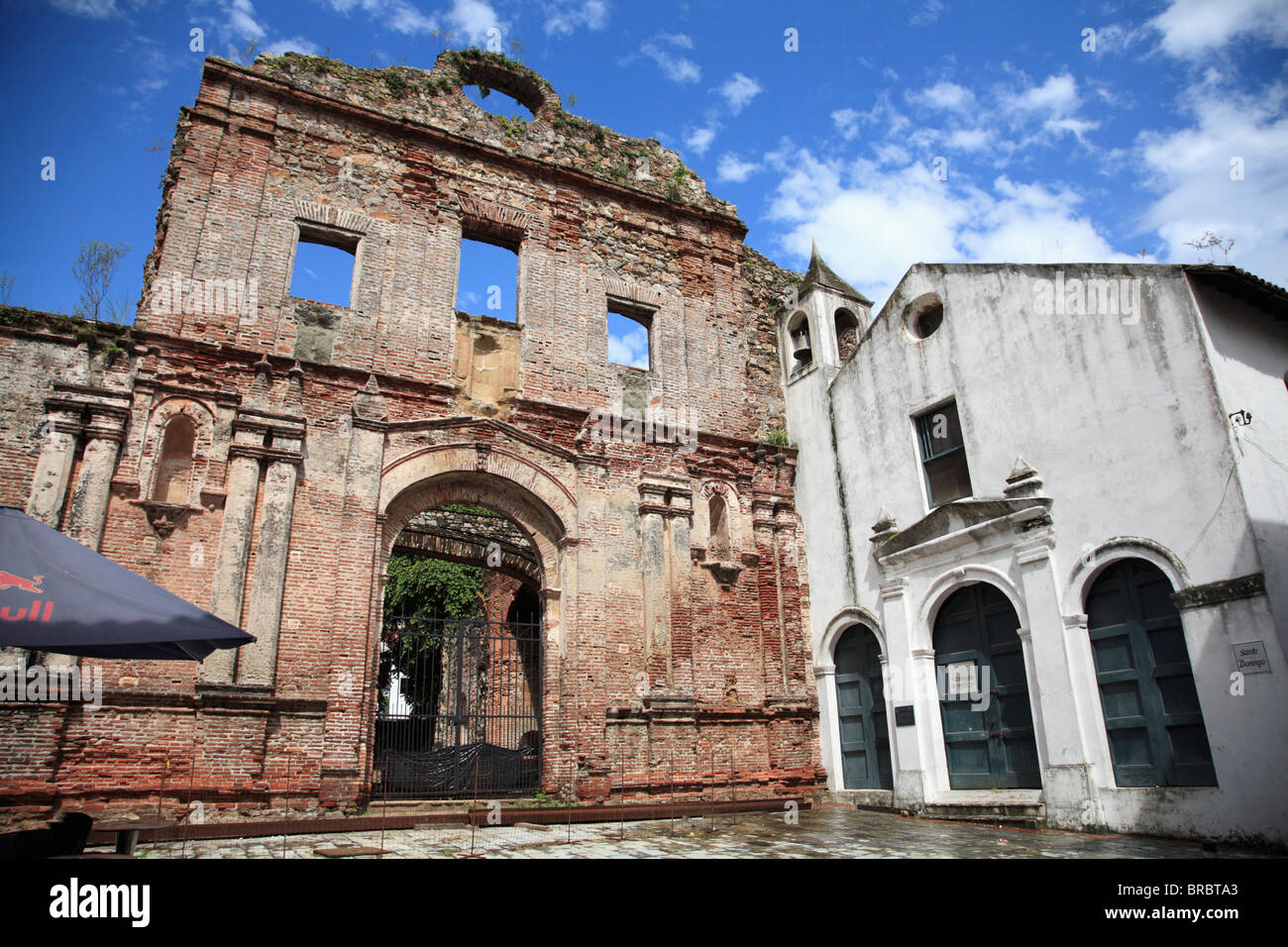 Santo Domingo Church ruins, San Felipe District, Casco Antiguo, Panama City, Panama, Central America Stock Photo