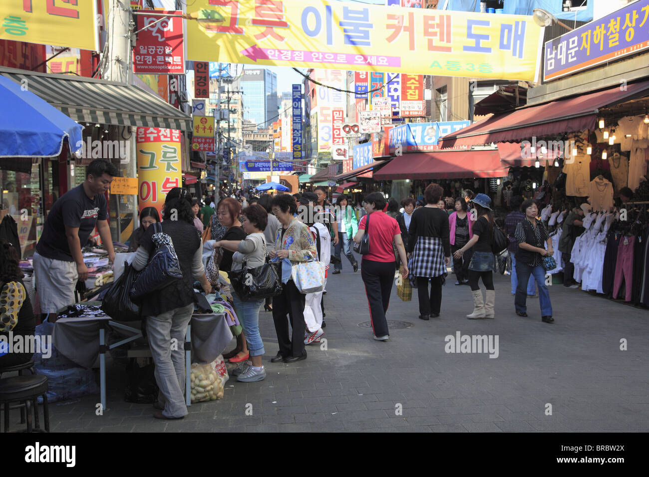 Namdaemun Market, Seoul, South Korea Stock Photo