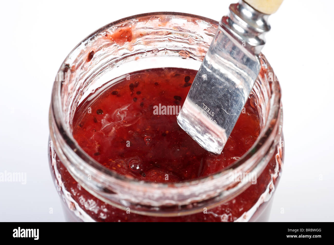 Strawberry jam glass hi-res stock photography and images - Alamy