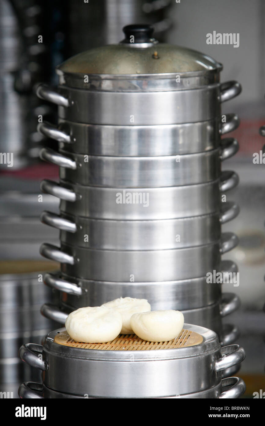 Steam cooking, Seoul, South Korea Stock Photo Alamy