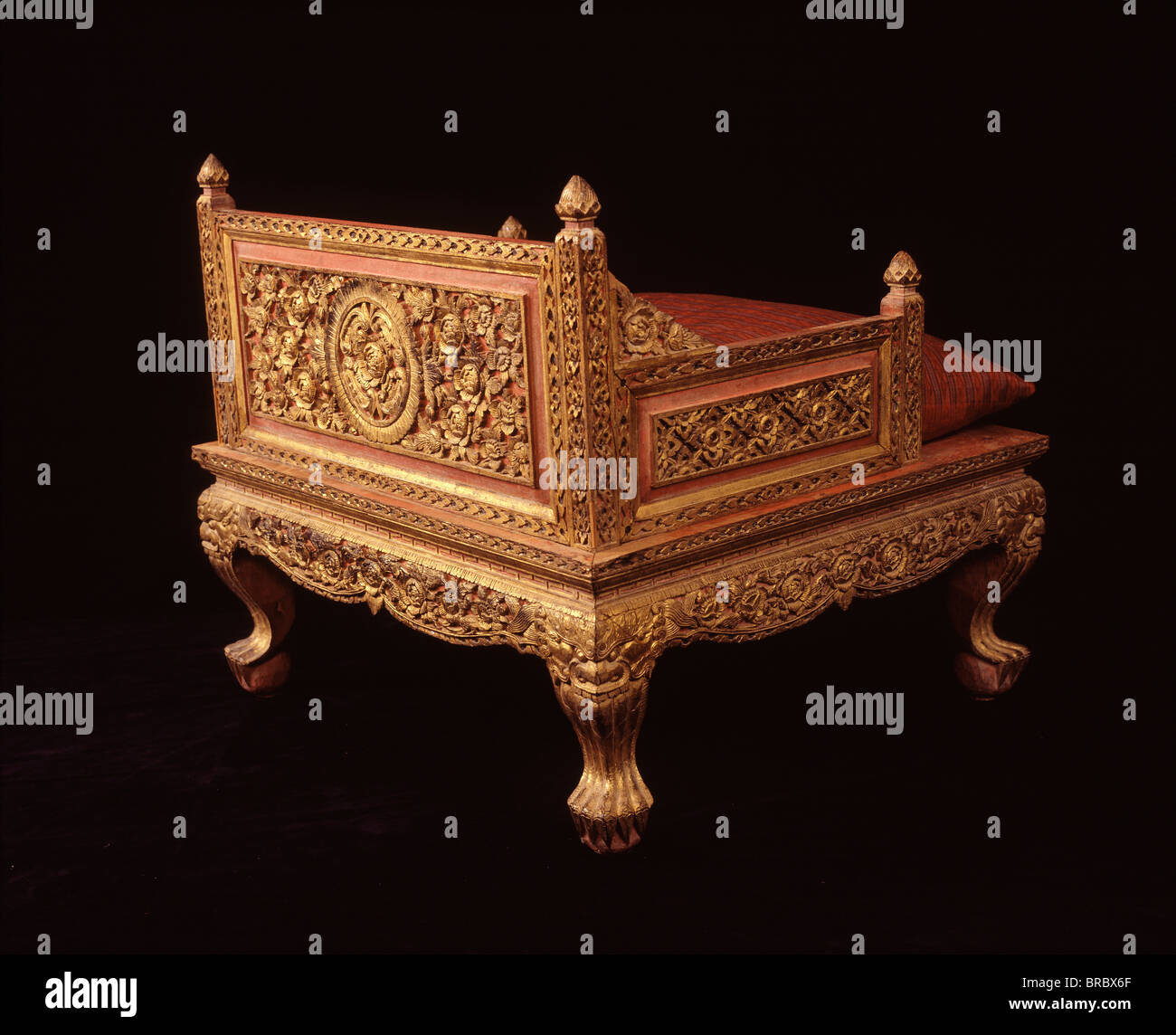 Monk's chair, Thailand Stock Photo