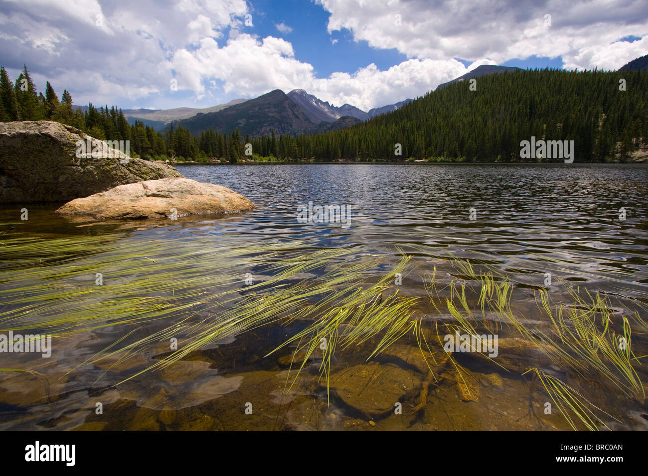 Bear Lake, Rocky Mountain National Park, Colorado Stock Photo