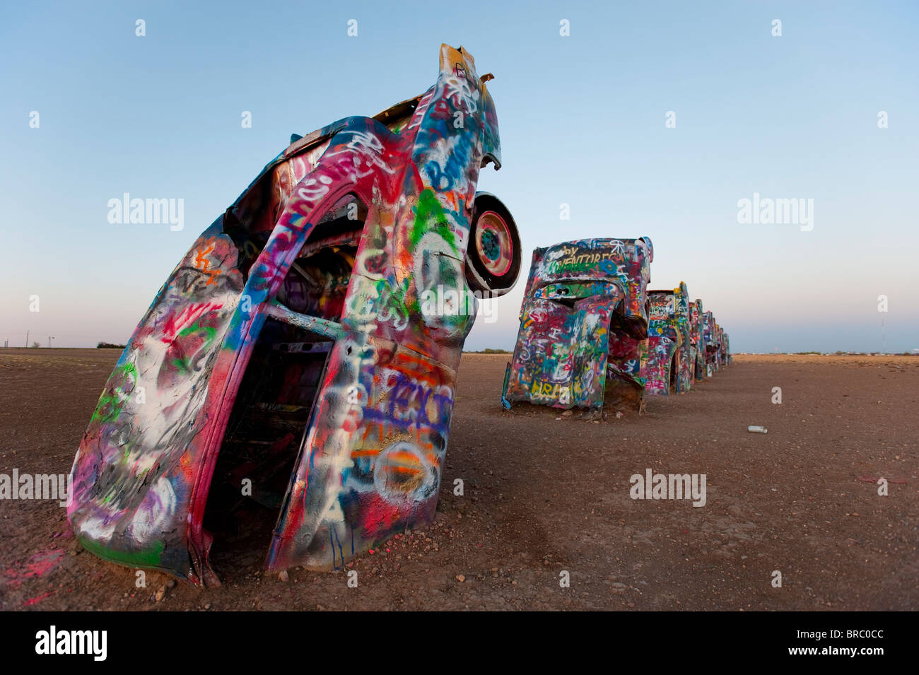 Cadillac Ranch, Amarillo, Texas, USA Stock Photo - Alamy