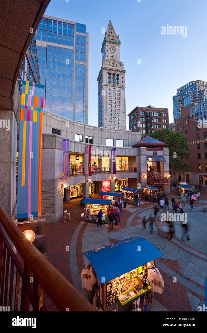 Quincy Market, Boston, Massachusetts, New England, USA Stock Photo Alamy