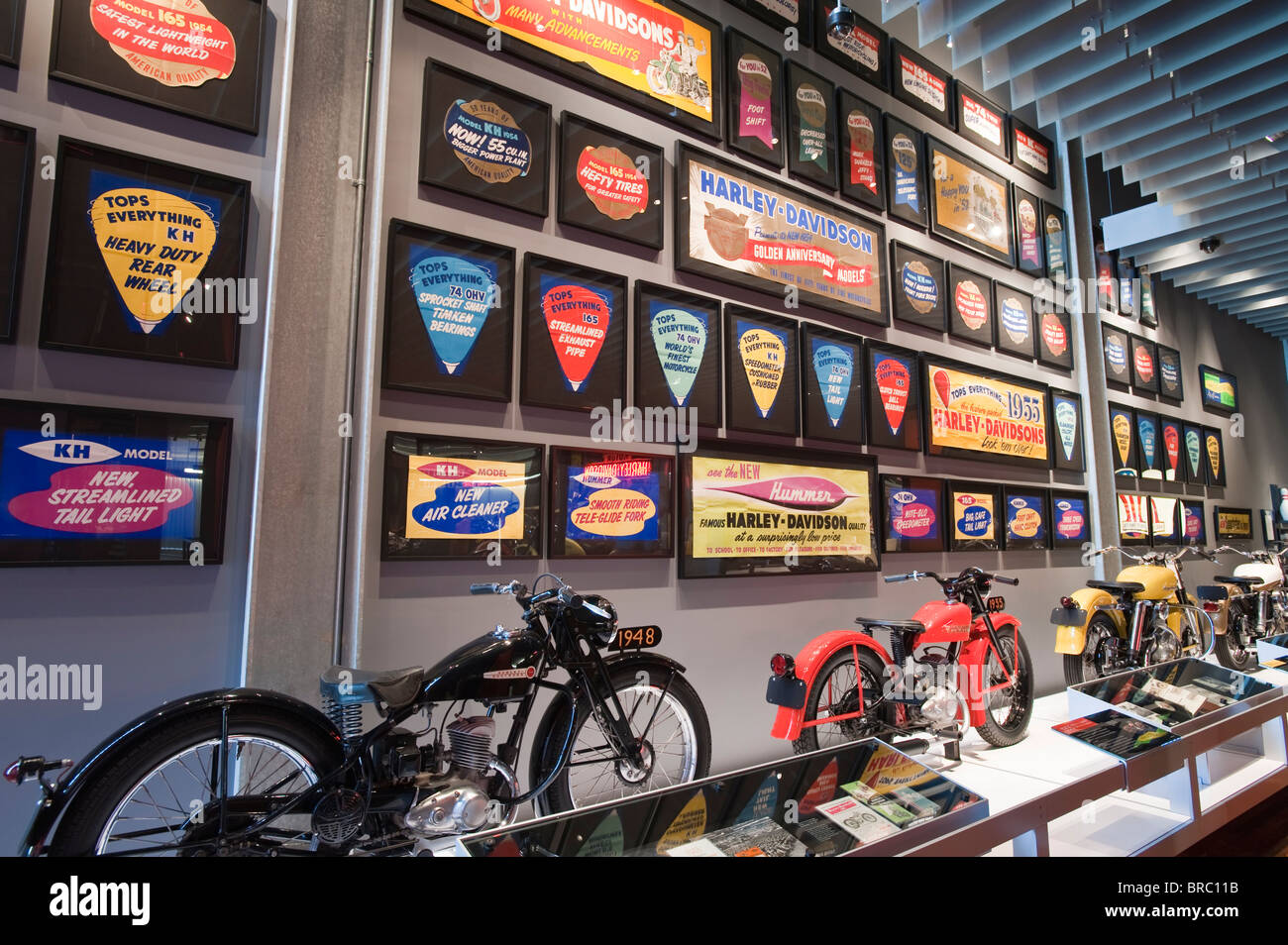 Harley Davidson Museum, Milwaukee, Wisconsin, USA Stock Photo