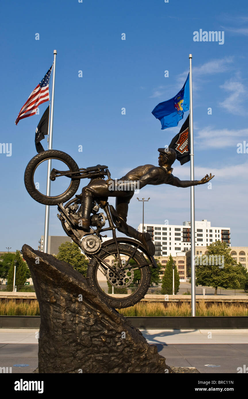 Harley Davidson Museum, Milwaukee, Wisconsin, USA Stock Photo