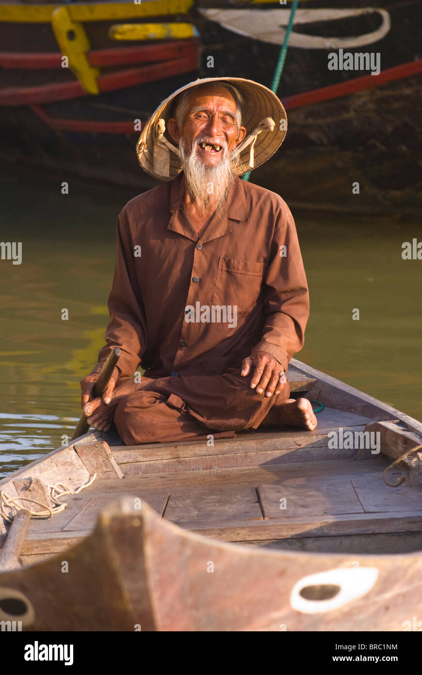 old man fishing hat