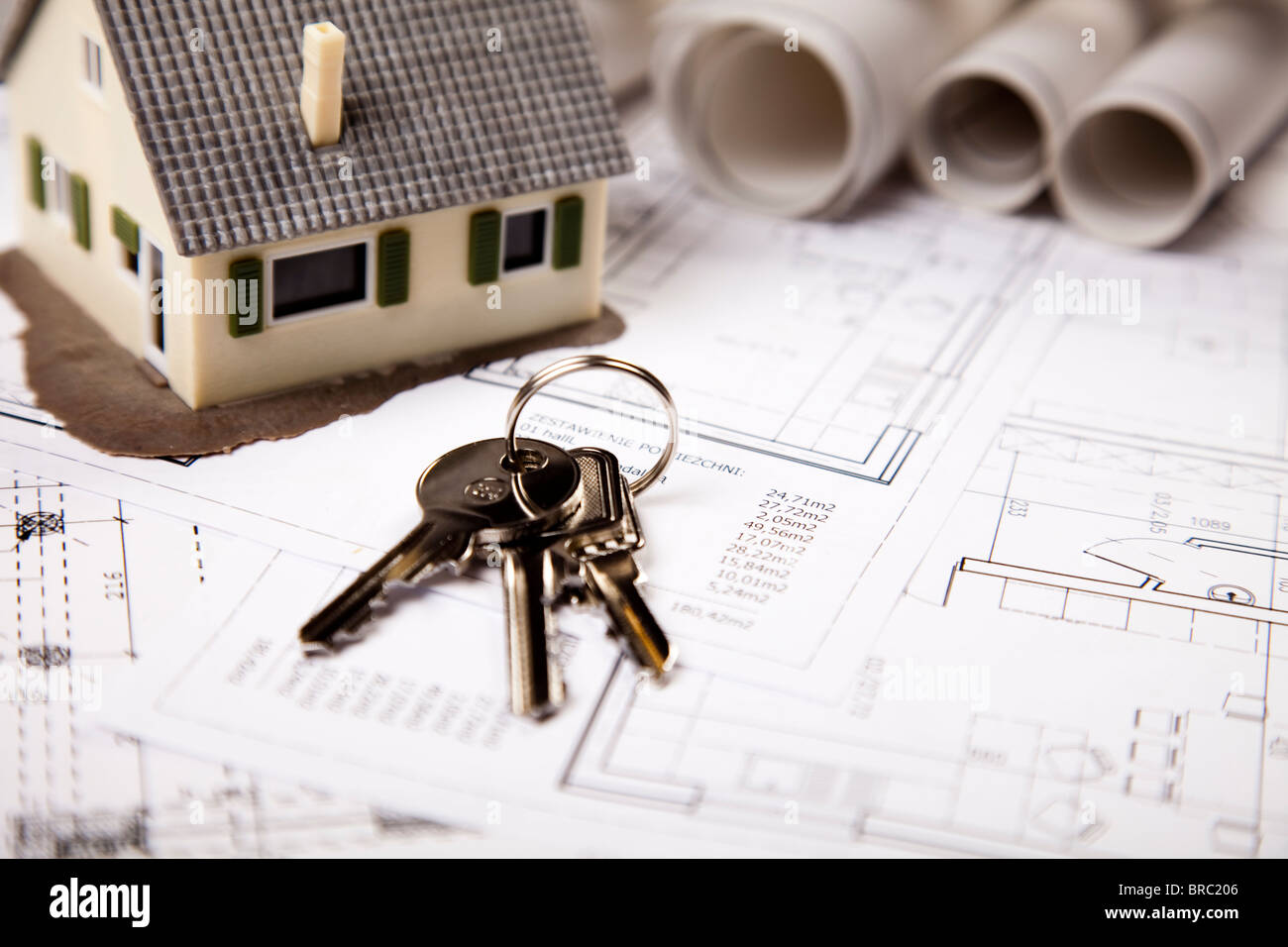 Architecture plan & home Stock Photo - Alamy