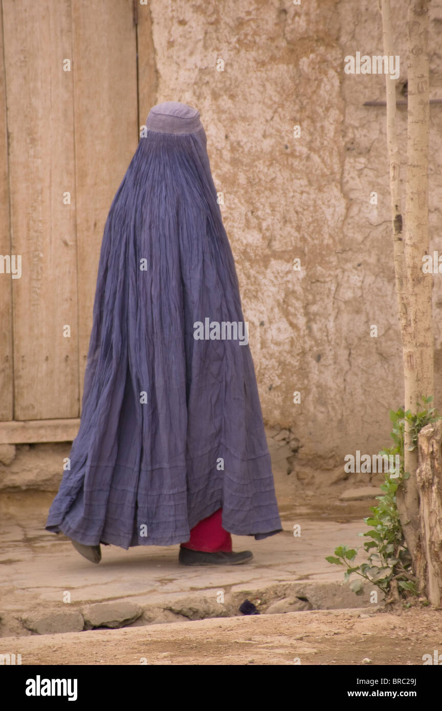 Women in Burqa in Afghanistan Stock Photo