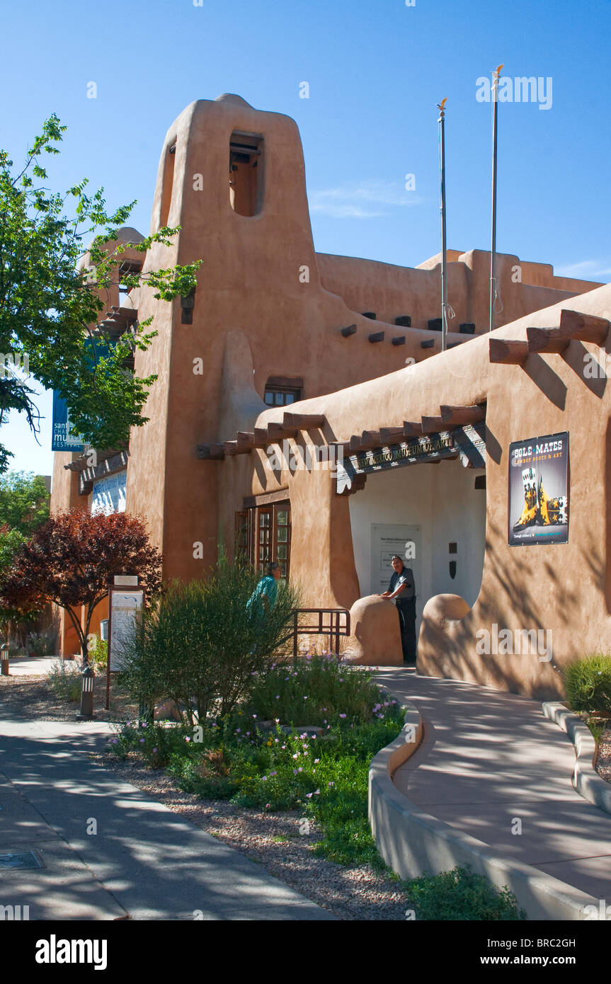 Santa Fe New Mexico Museum of Fine Arts Stock Photo