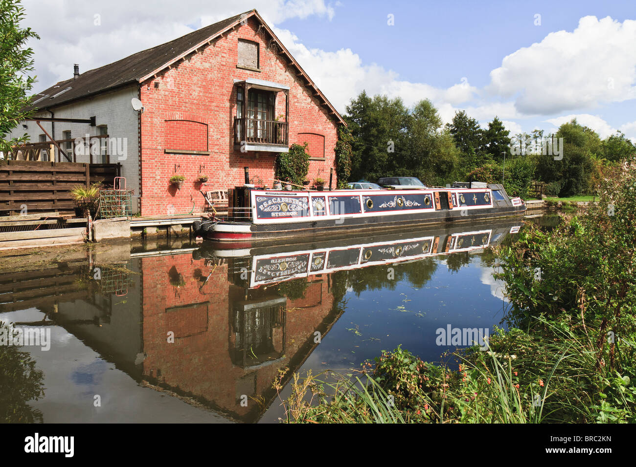 UK Berkshire Southcote Mill and Lock Stock Photo