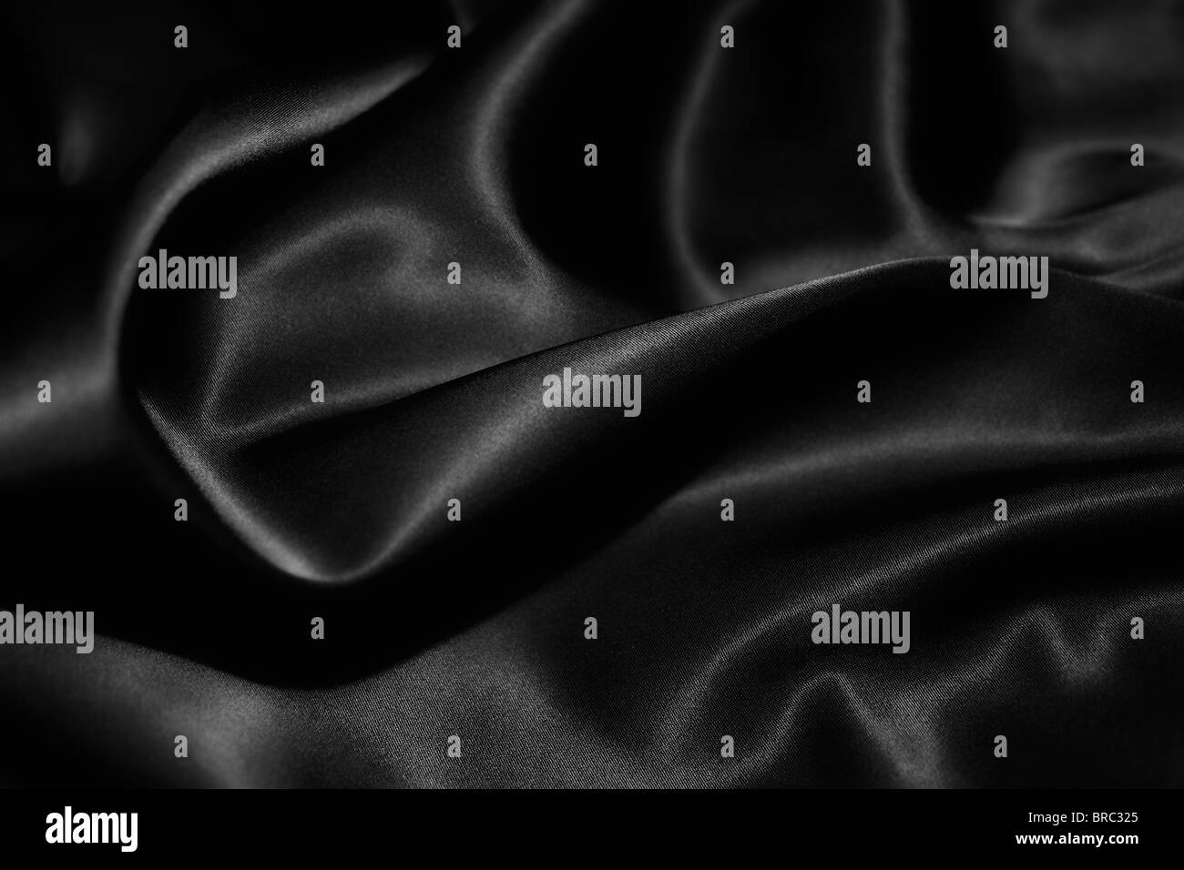 texture of a black silk Stock Photo - Alamy