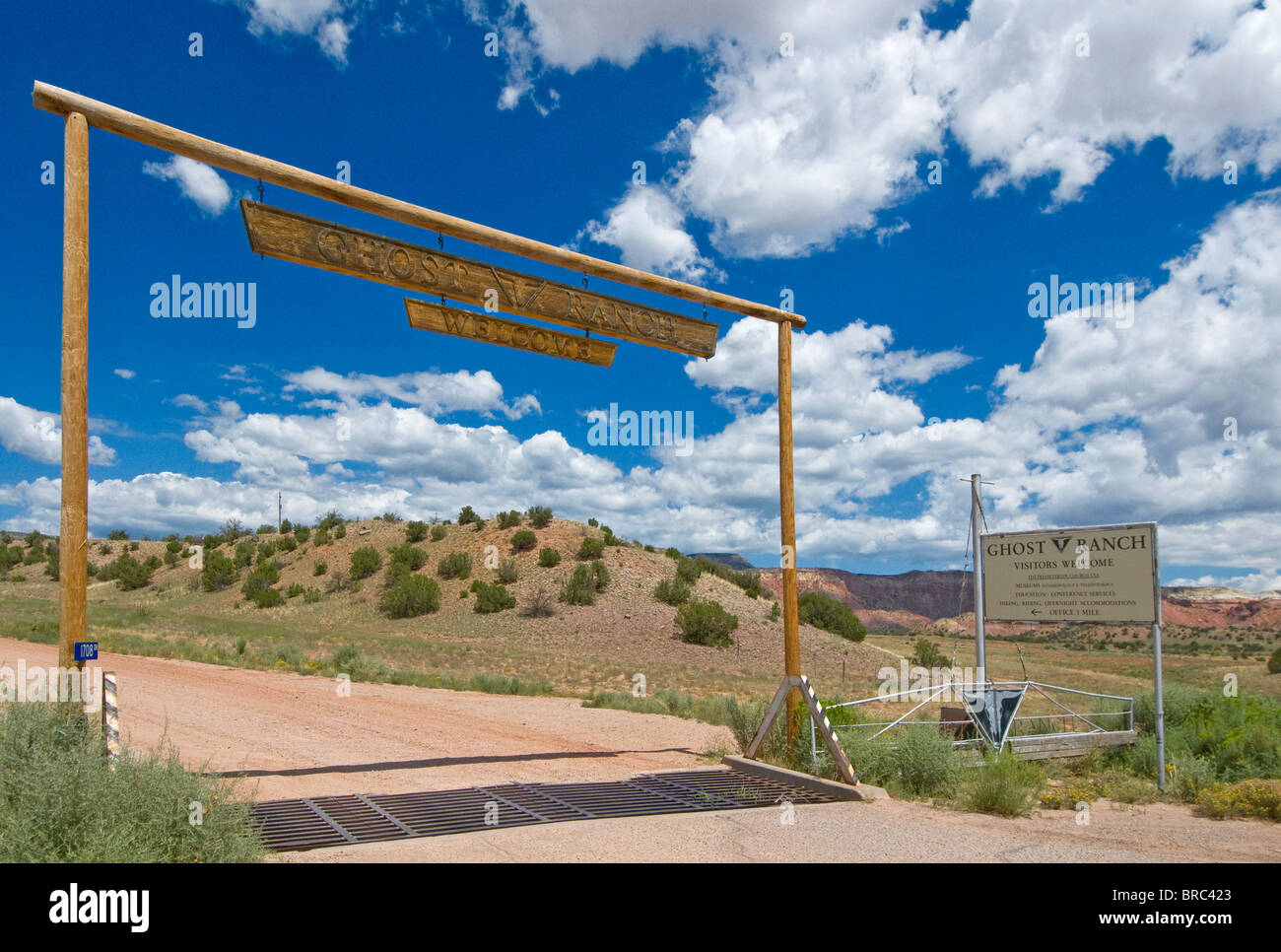 Ghost ranch new mexico georgia o'keeffe hi-res stock photography