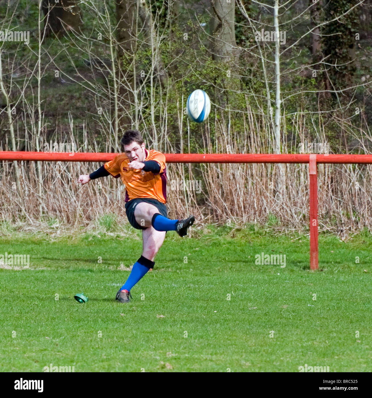 Rugby Kick Stock Photos & Rugby Kick Stock Images Alamy