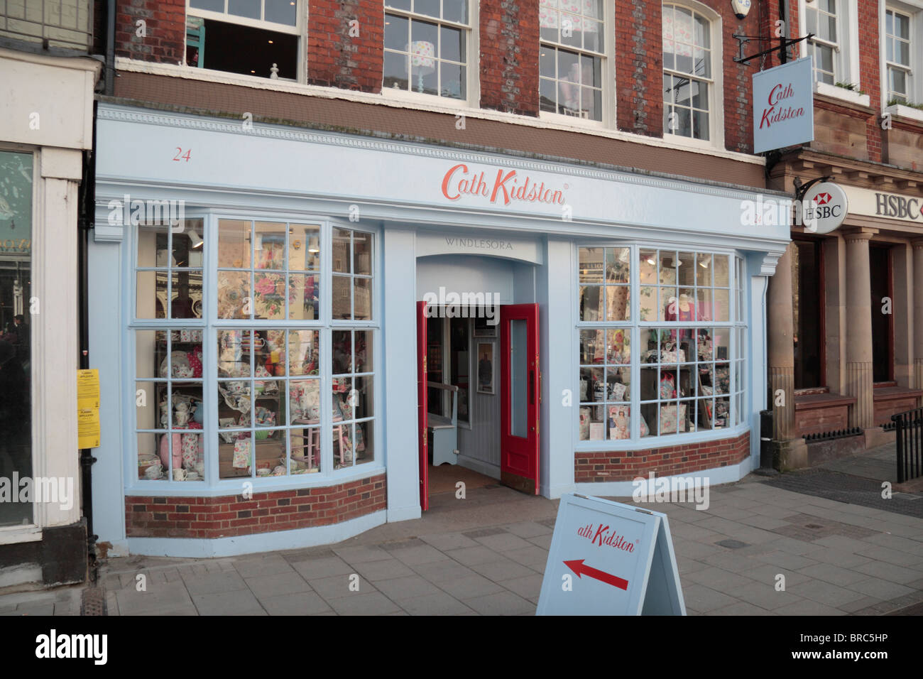 The shop front of the Cath Kidston store in Windsor, Berkshire, UK. Stock Photo