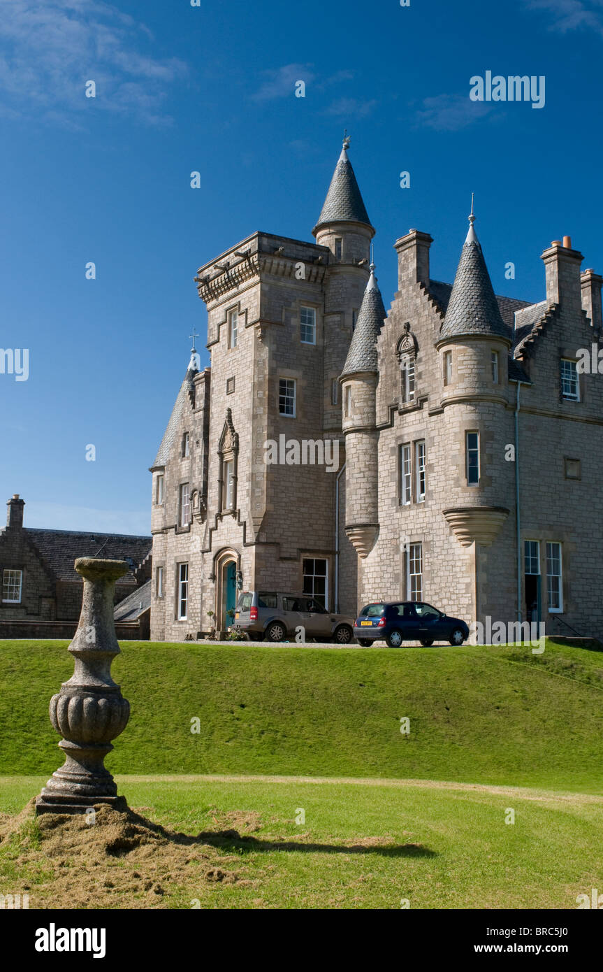 Glengorm Castle near Tobermory on the Isle of Mull, Argyll and Bute, Scotland.  SCO 6719 Stock Photo