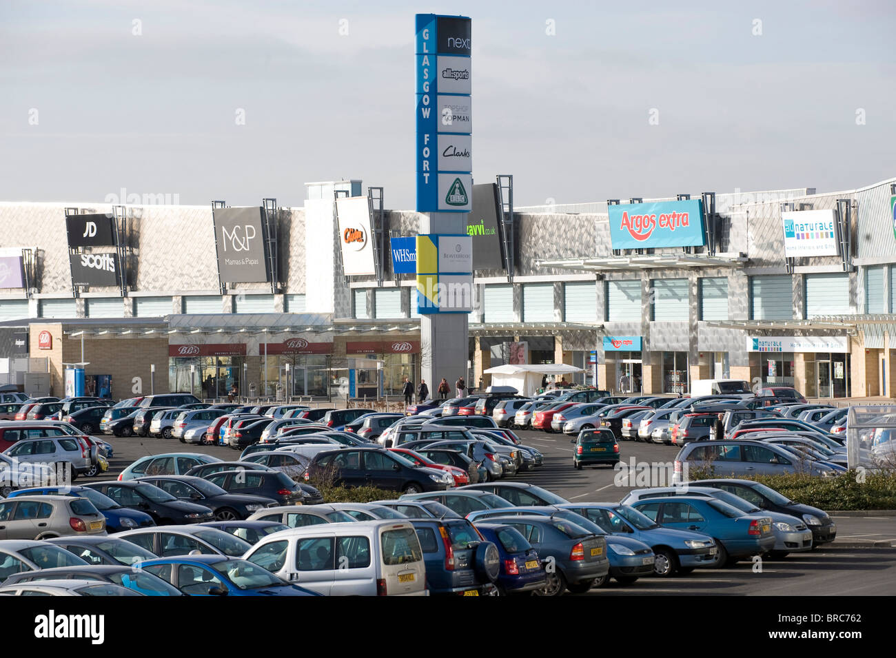 The Fort Shopping Center Glasgow Stock Photo Alamy
