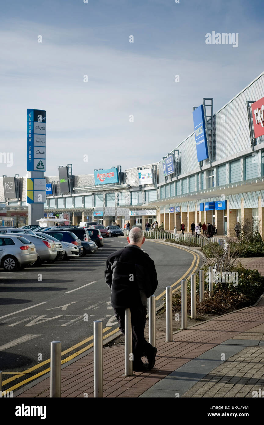 The Fort Shopping Center Glasgow Stock Photo Alamy