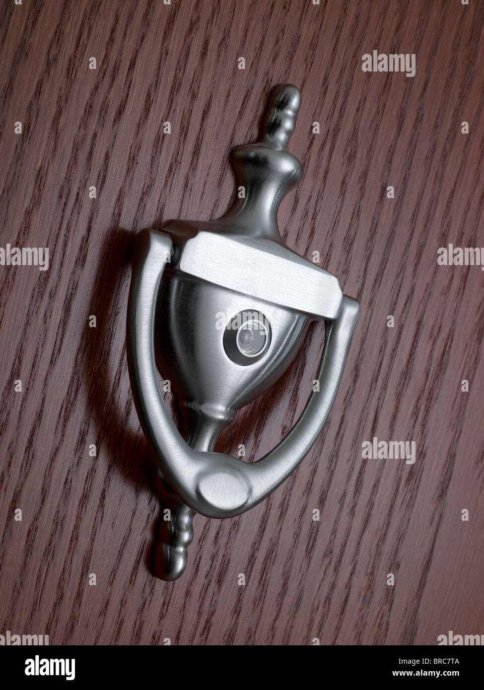 Door Knocker With Peephole Stock Photo 31617050 Alamy