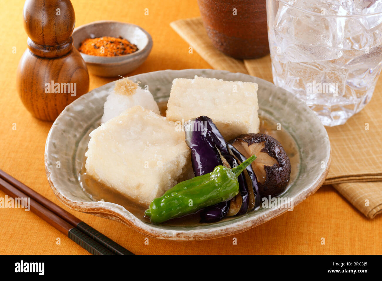 Agedashi tofu Stock Photo