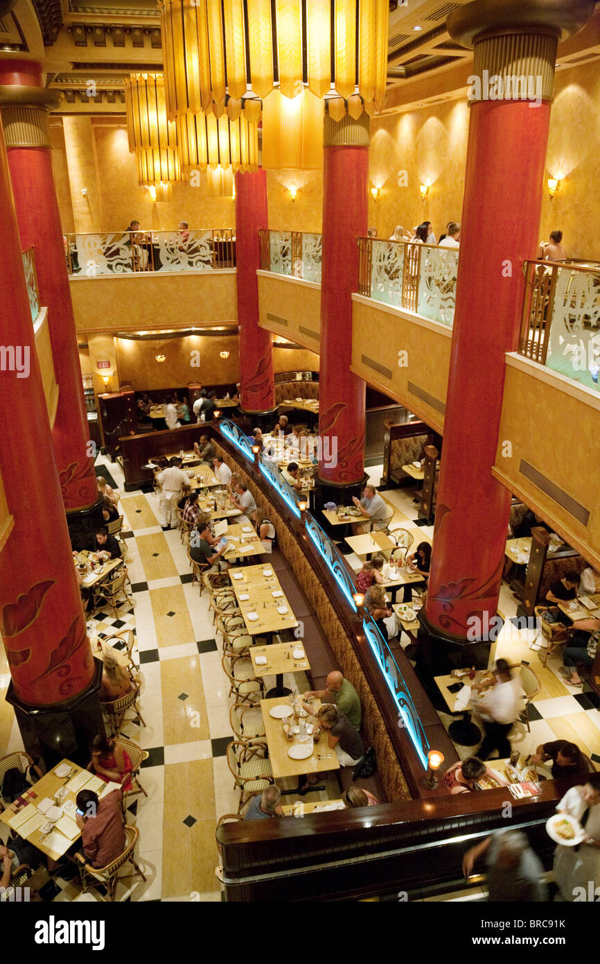 A view of the Cheesecake Factory restaurant interior, the Forum shops,  Caesars Palace Hotel, Las Vegas USA Stock Photo - Alamy