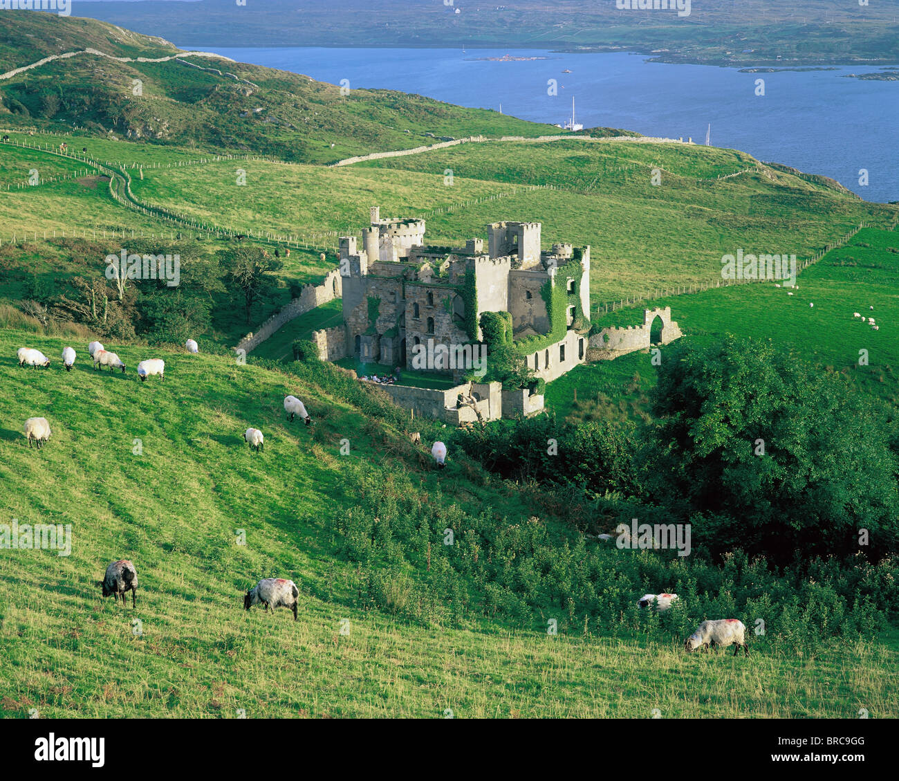 Clifden Castle, Co Galway, Ireland; 19Th Century Gothic Revival Style