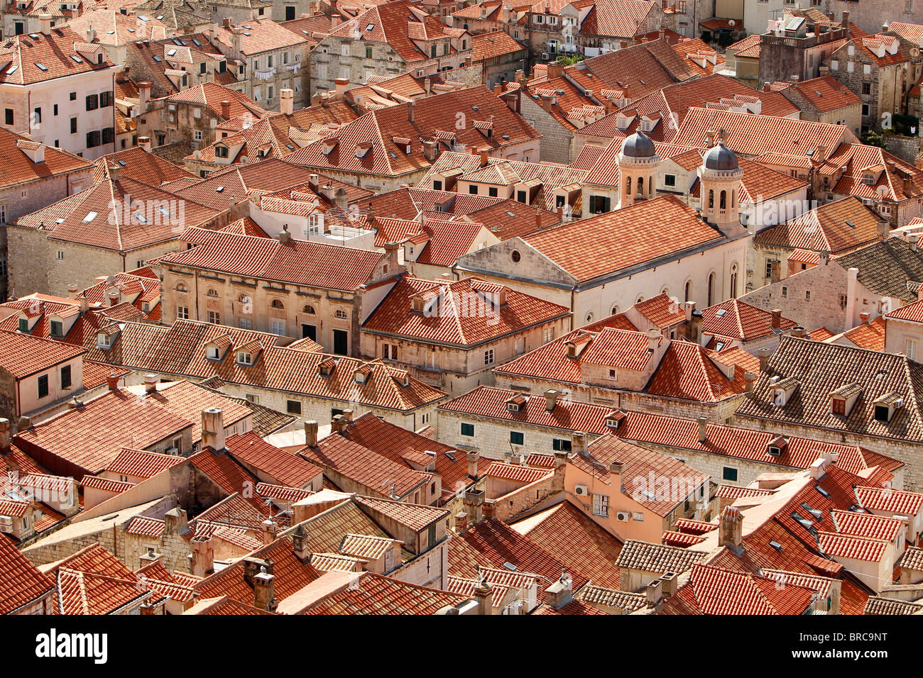 Rooftops across the old town in Dubrovnik, Croatia Stock Photo - Alamy