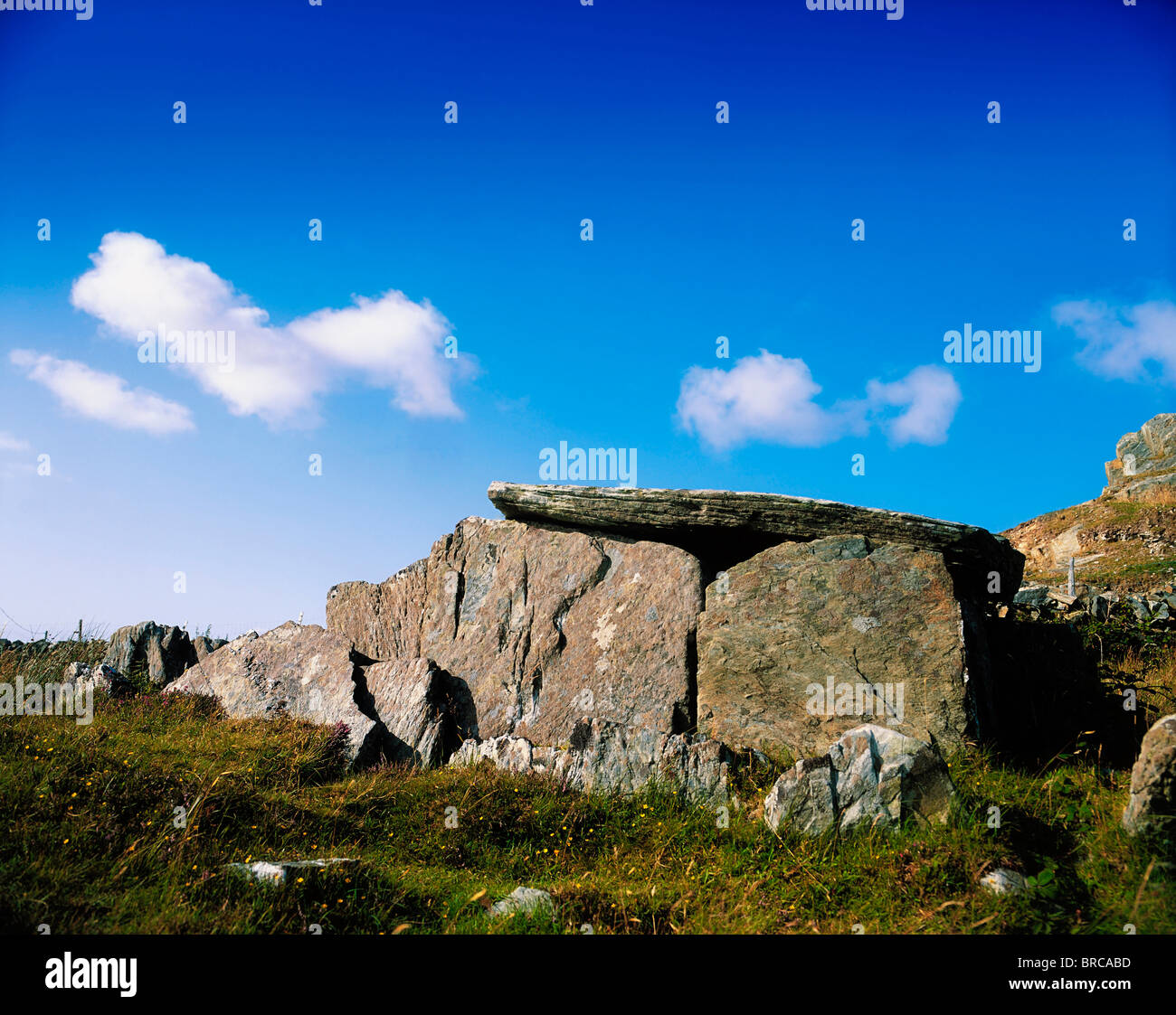 Altoir Wedge Tomb, 2000B.C. Louisburgh, Co Mayo, Ireland Stock Photo