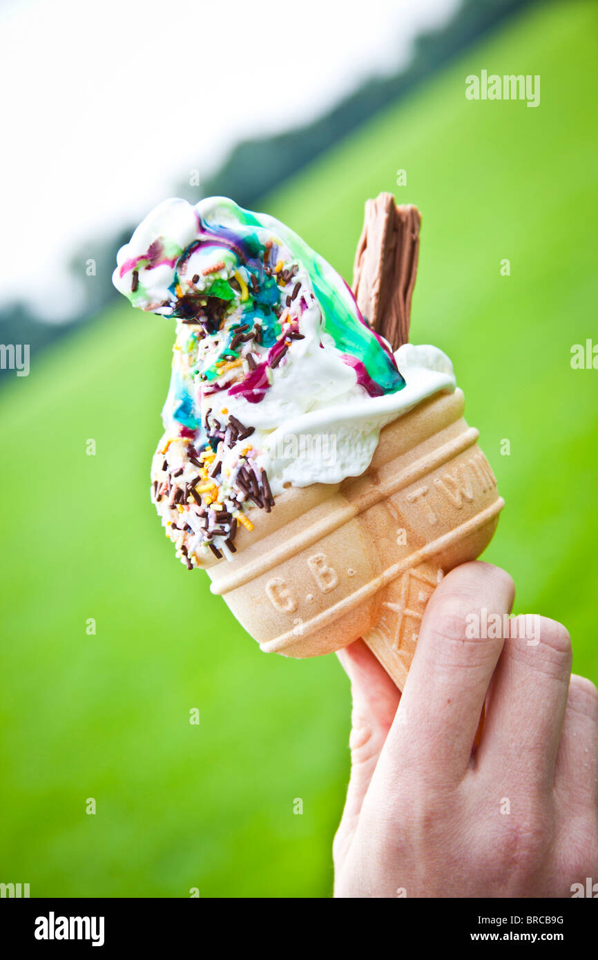 ice cream cone Stock Photo