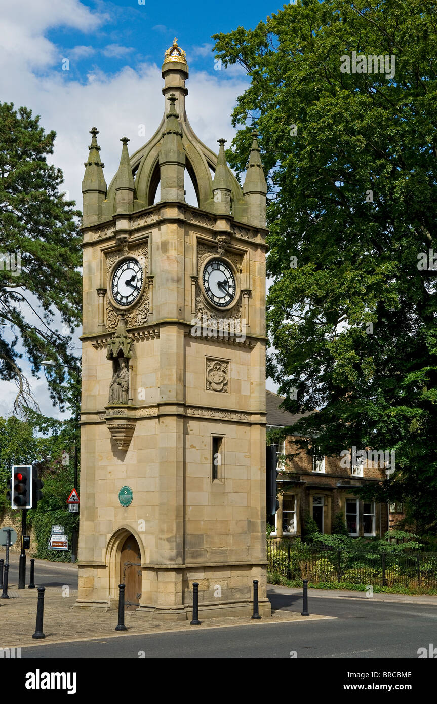 Victoria Clock Tower Ripon North Yorkshire England UK United Kingdom GB