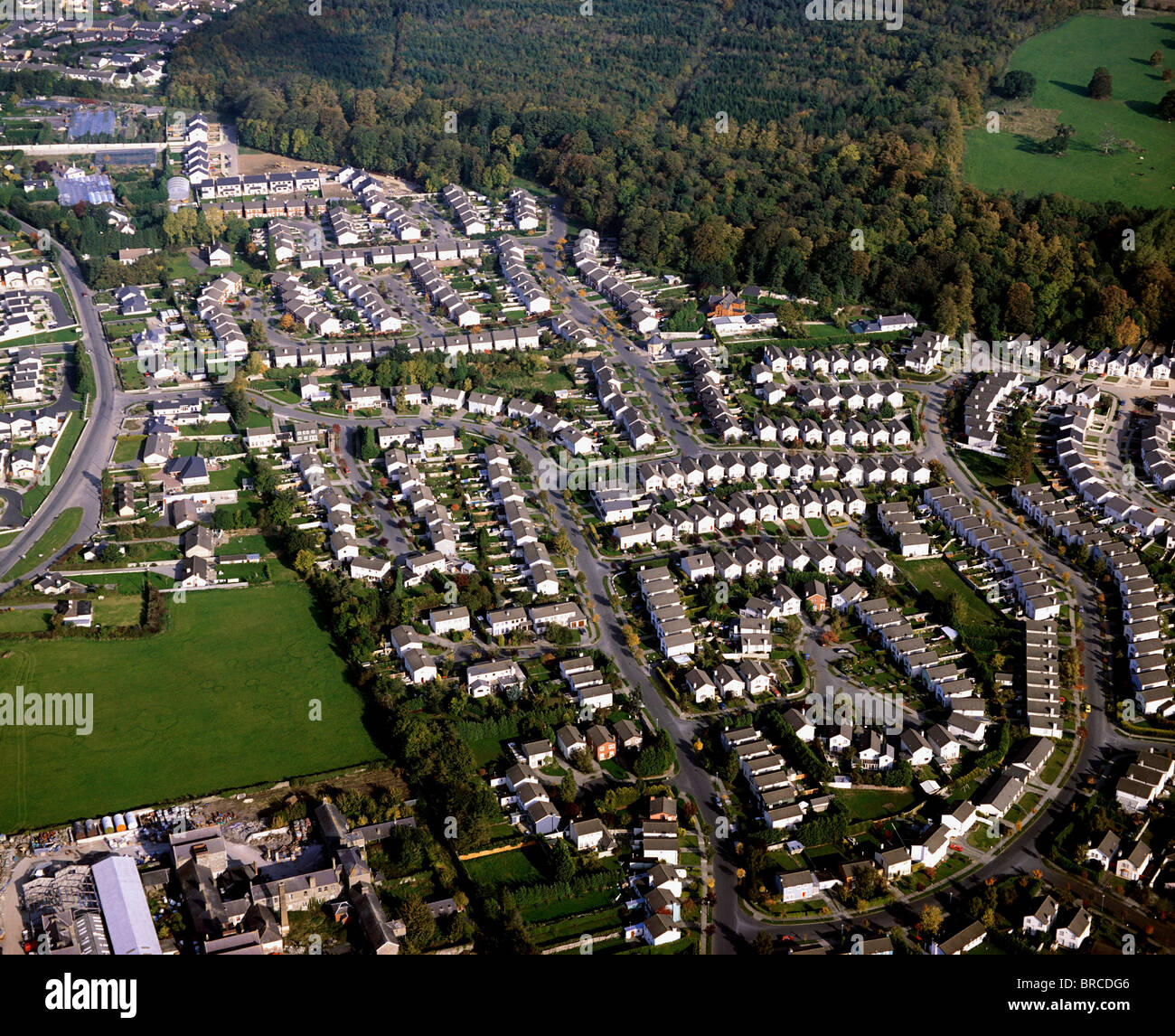 Urban Housing Estate, West Dublin, Co Dublin, Ireland Stock Photo Alamy