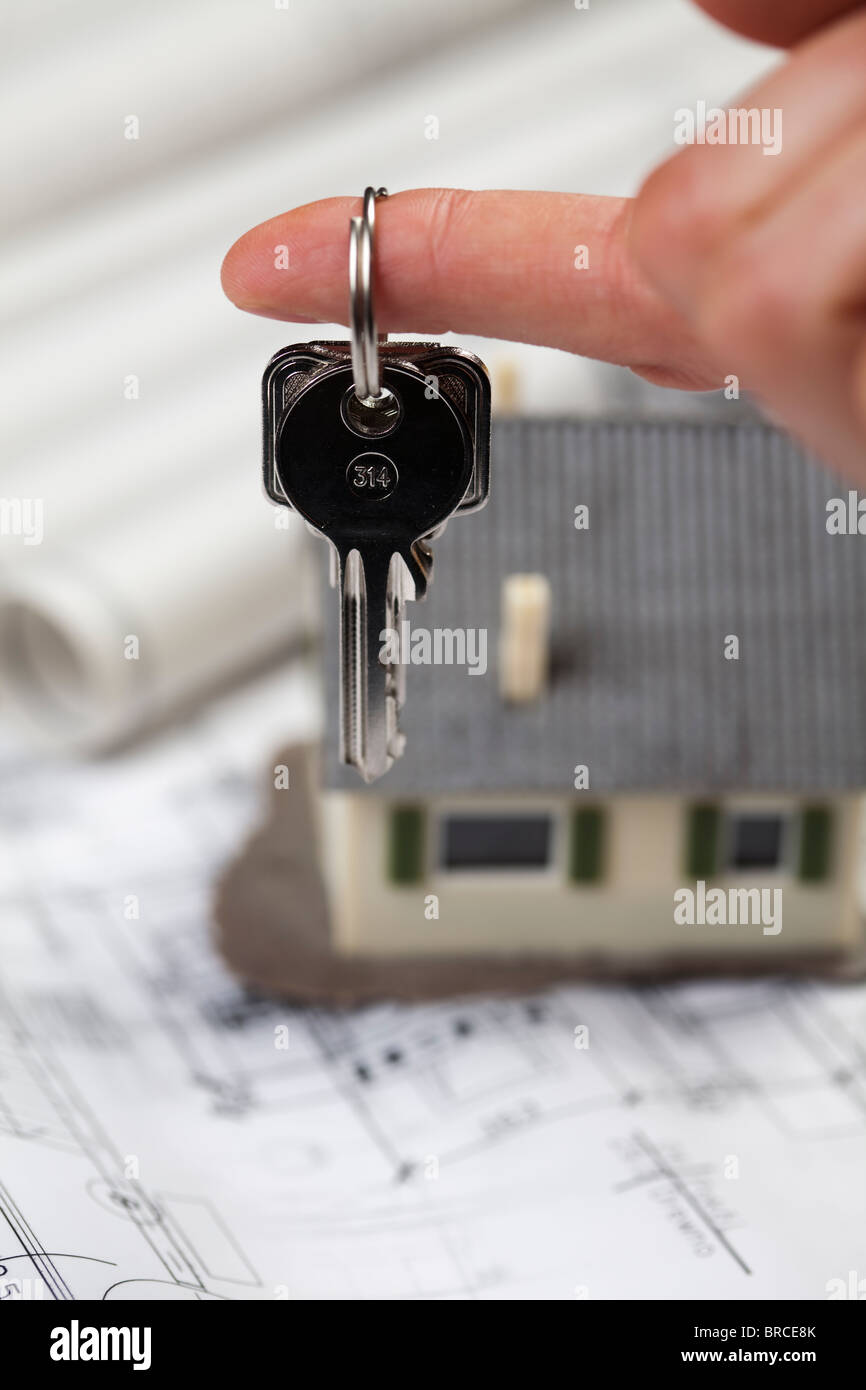 Key, new home Stock Photo - Alamy