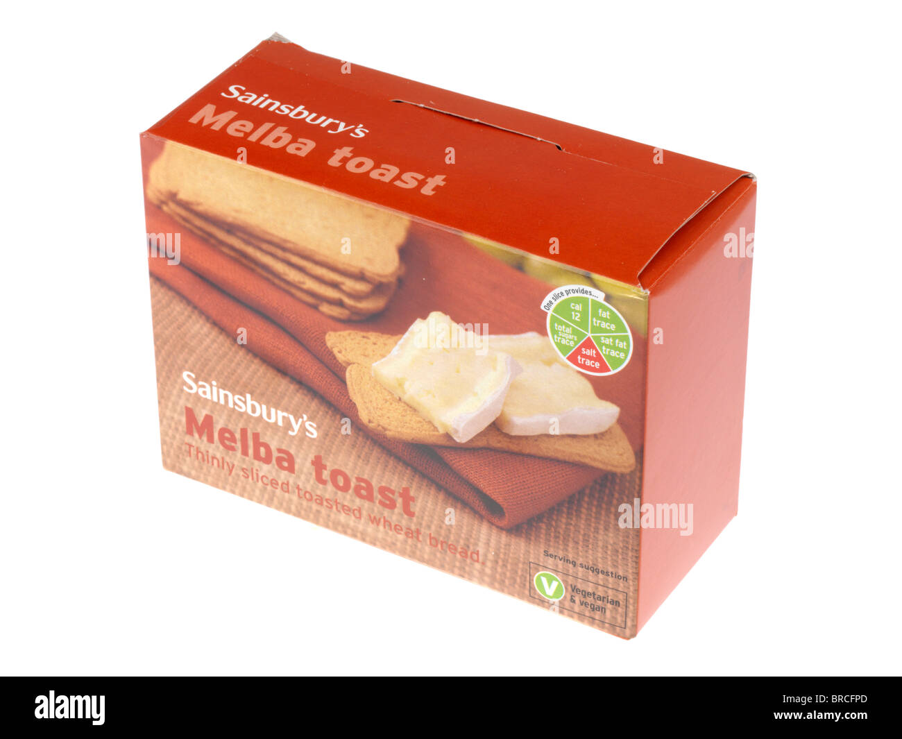 Box of Melba Toast Stock Photo Alamy