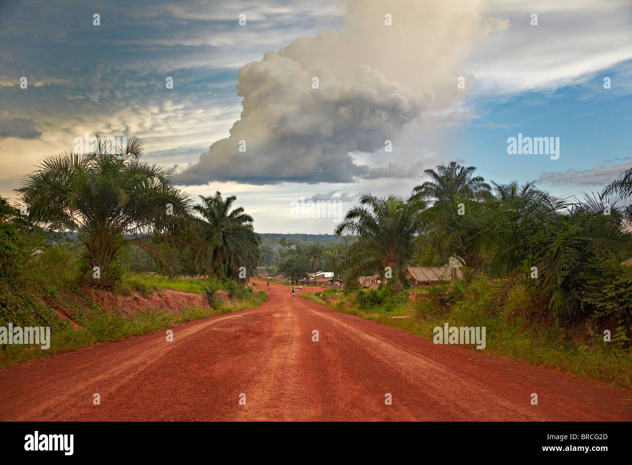 Bayanga Village, Central African Republic, Africa Stock Photo