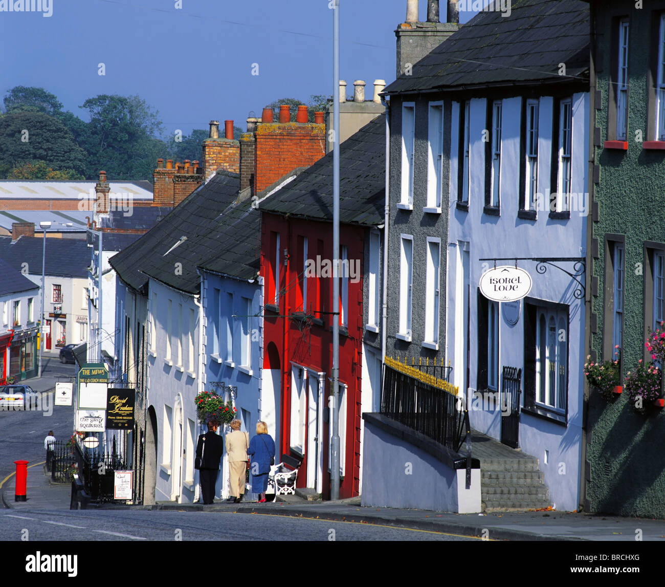 Hillsborough, Co Down, Ireland; Town Street Stock Photo Alamy