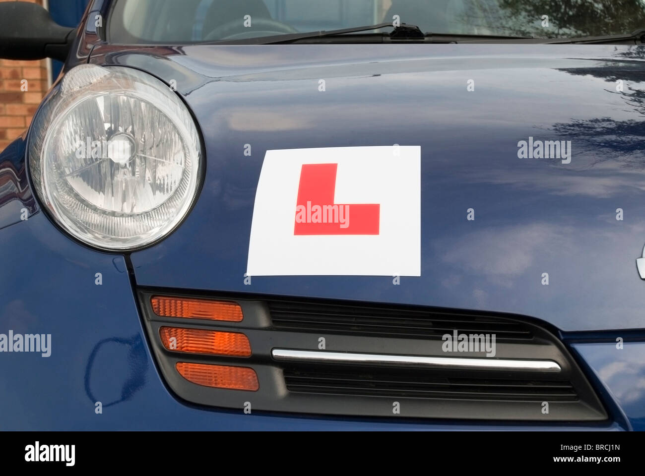 Learner Driver Stock Photo