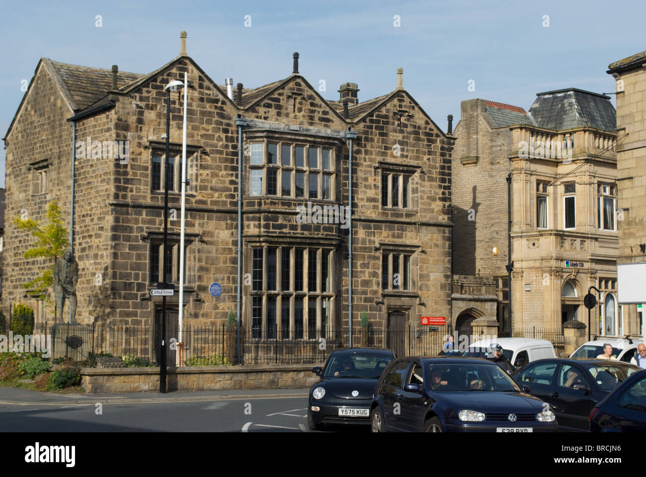 The former premises of Prince Henry Grammar school  where Thomas Chippendale was educated in Clapgate Otley Leeds West Yorkshire Stock Photo