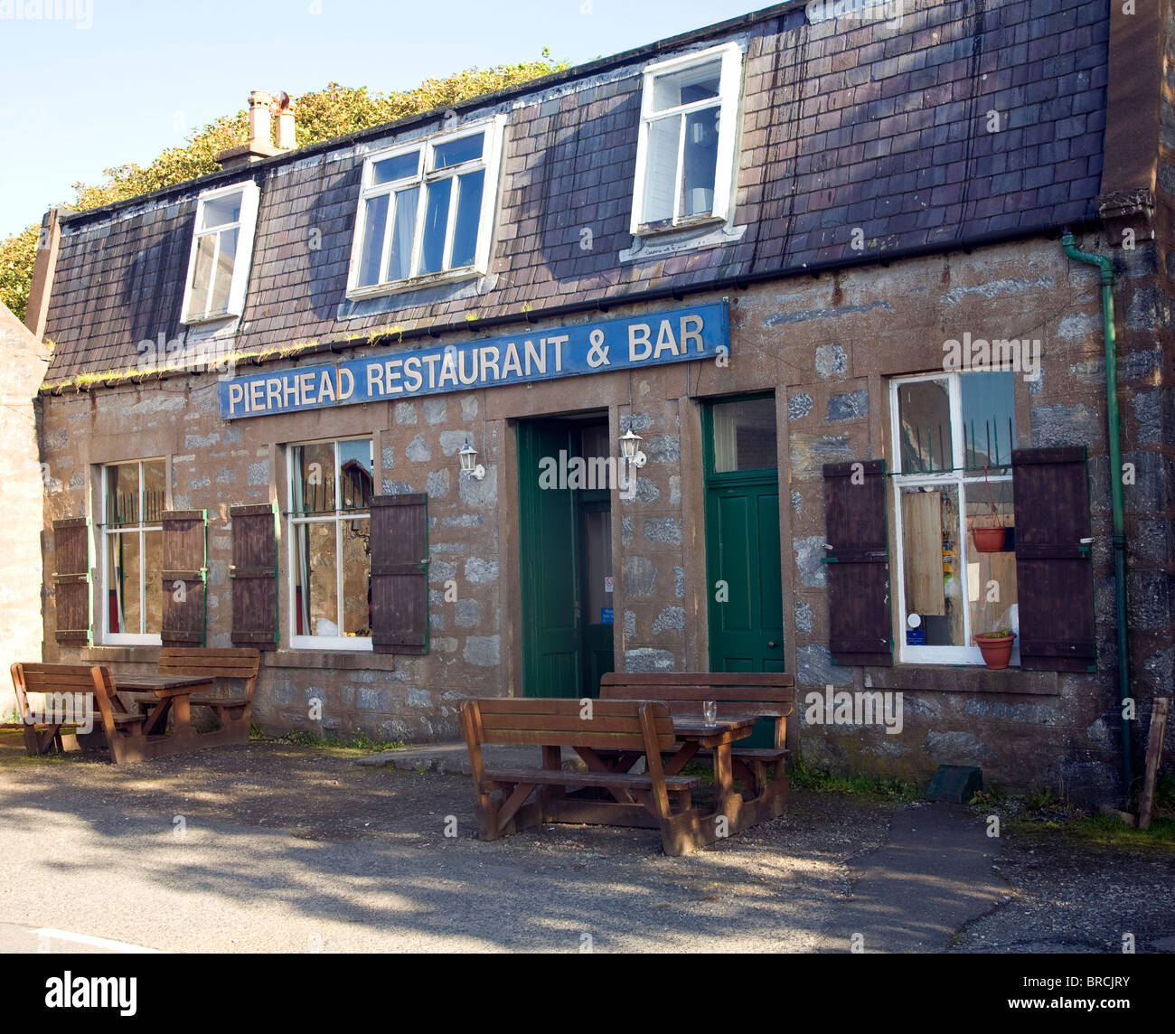 Pierhead Restaurant and Bar, Voe, Shetland Islands, Scotland Stock Photo Alamy