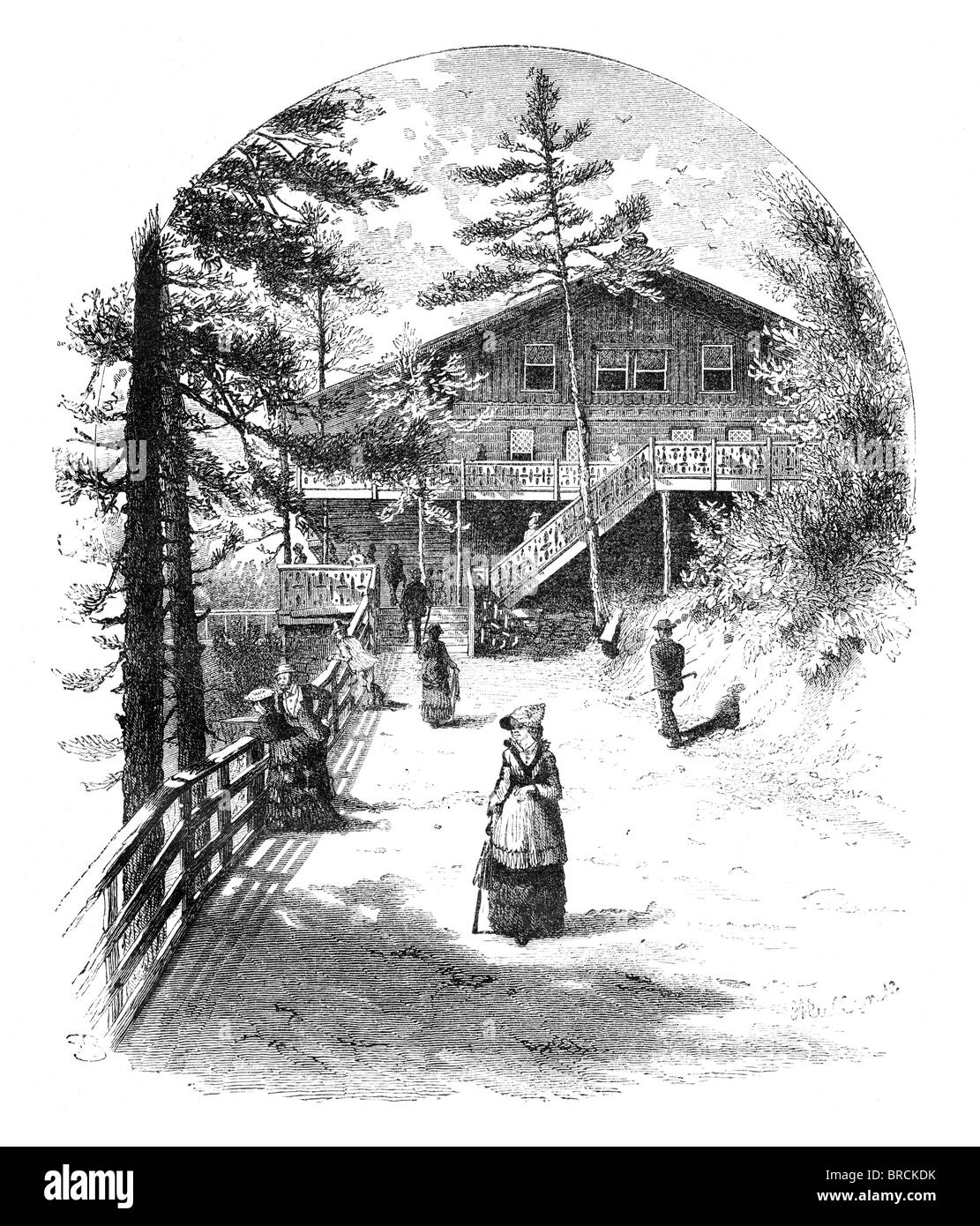 House at Watkins Glen Stock Photo Alamy