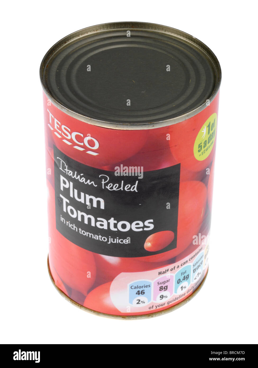 Tinned Plum Tomatoes Stock Photo