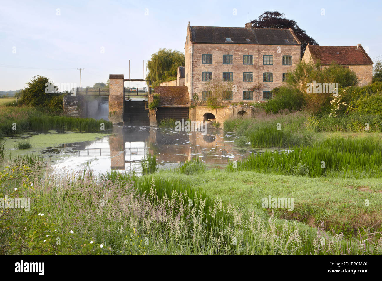 Thorney Mill on the River Parrett near Kingsbury Episcopi on the