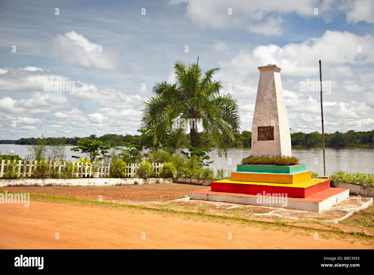 AEF Monument, Ouesso, Republic of Congo, Africa Stock Photo