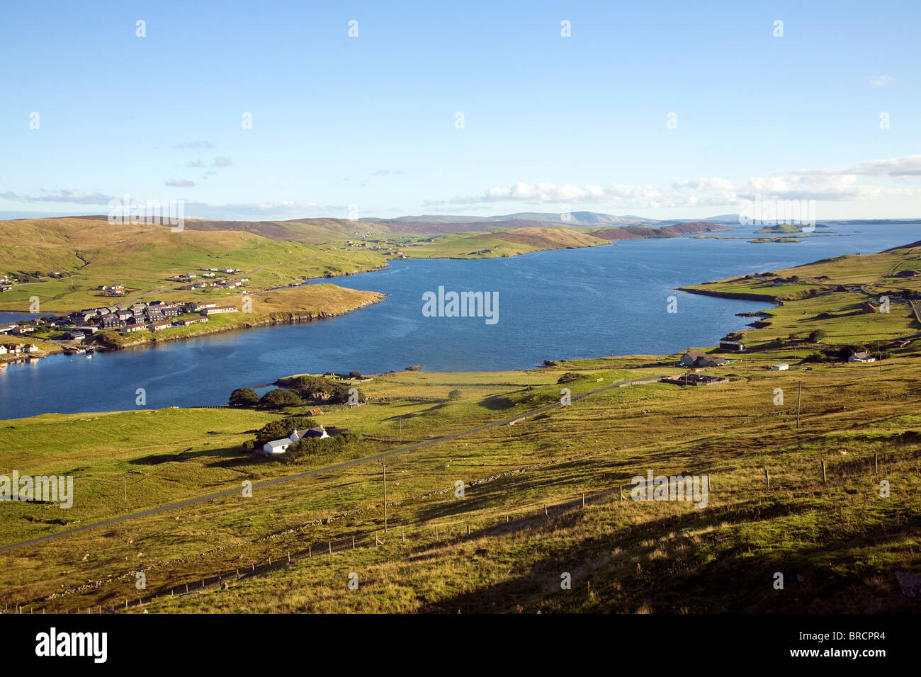 Weisdale Voe from Sound, Shetland Islands, Scotland Stock Photo Alamy