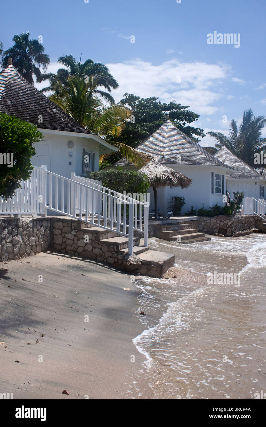 beach at Runaway Bay Jamaica Stock Photo Alamy