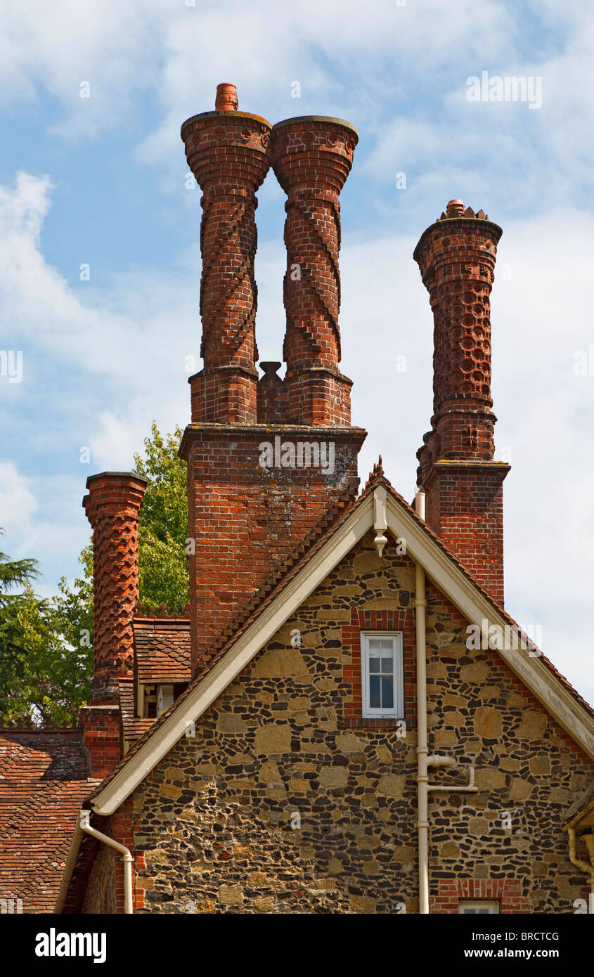 Elizabethan Chimney Stock Photos Elizabethan Chimney Stock