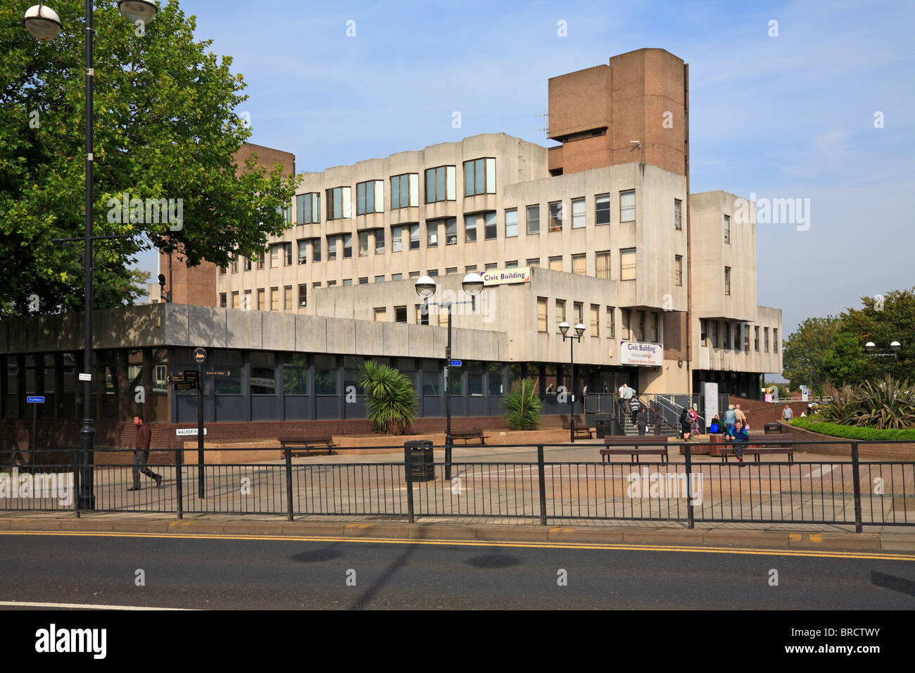 (Now demolished) Civic Building, Rotherham, South Yorkshire, England, UK. Stock Photo