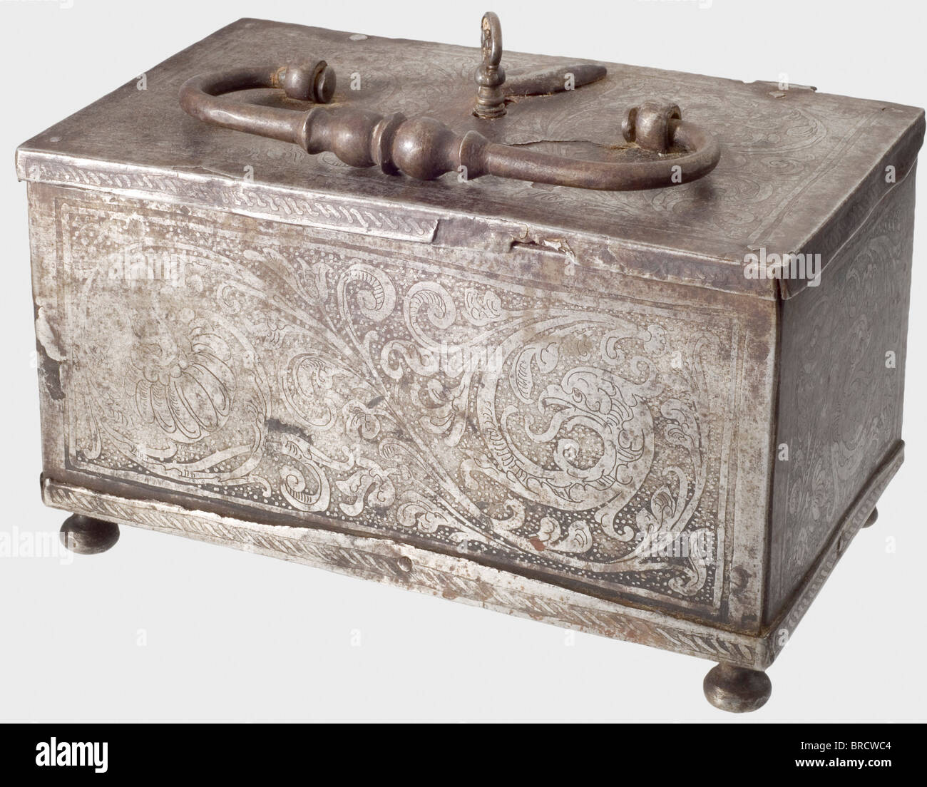 Blackened Silver Embossed 8 Drawer Chest sideboard 85 cm Marrakesh Morocco Style