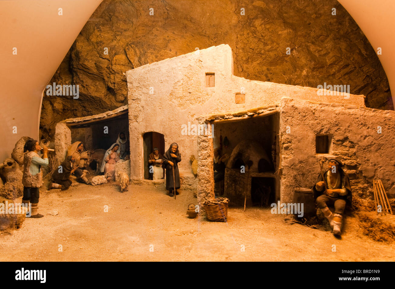 Typical cribs form the world, franciscan sanctuary of Greccio, Greccio