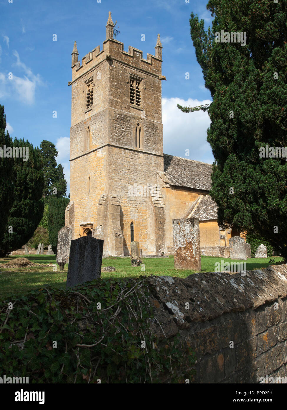 stanway church in the cotswolds Stock Photo